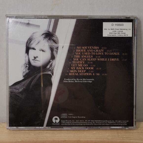 CD Melissa Etheridge - Brave And Crazy - Picture 4 of 4